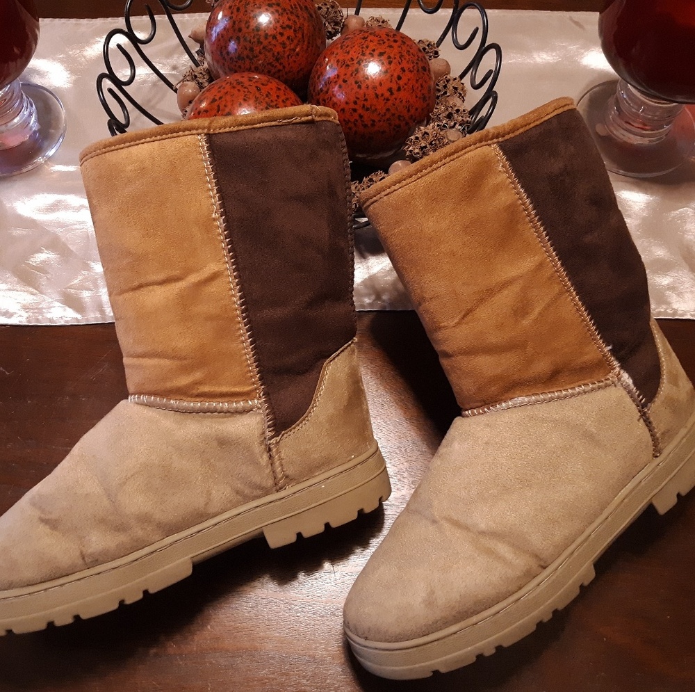SO Morley Patchwork Winter Boots Sz 9.5